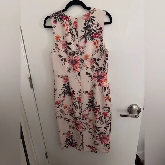 Antonio Melanie Floral Sleeveless Sheath Dress NWOT - Picture 6 of 9